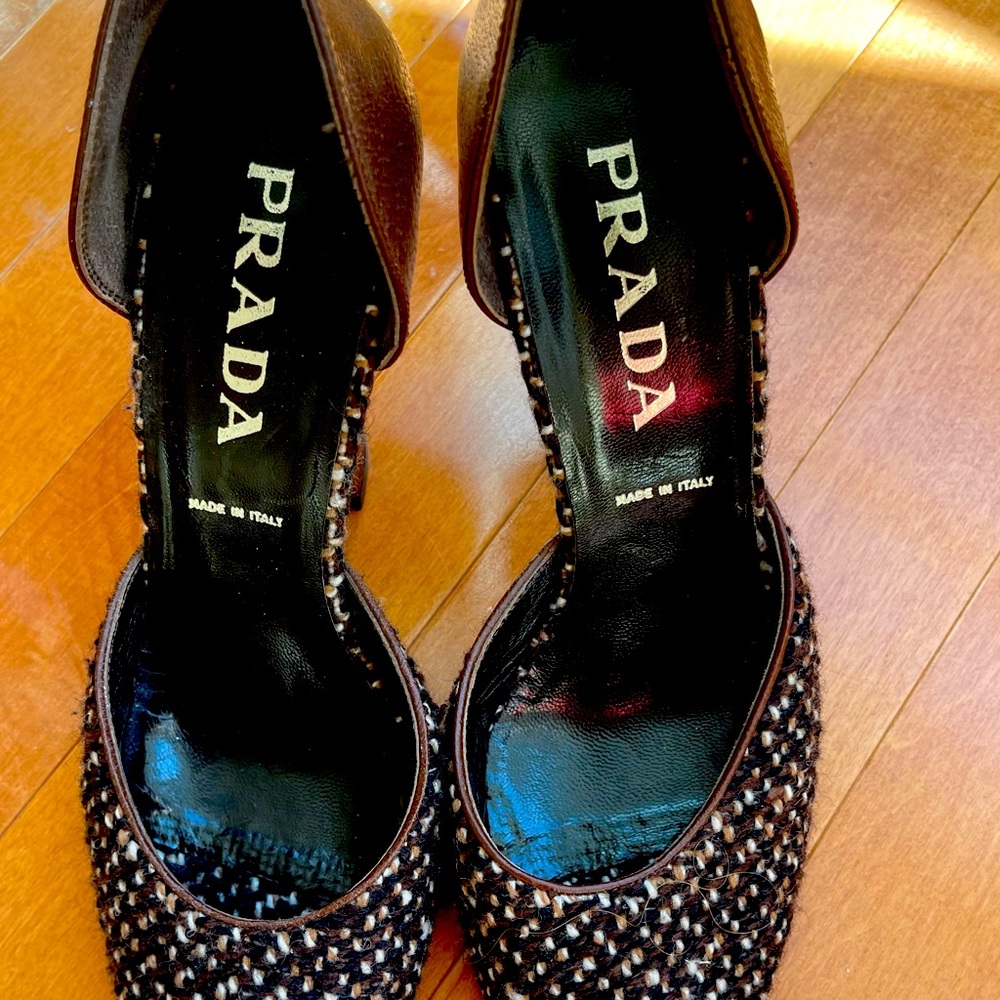 Prada peekaboo pumps